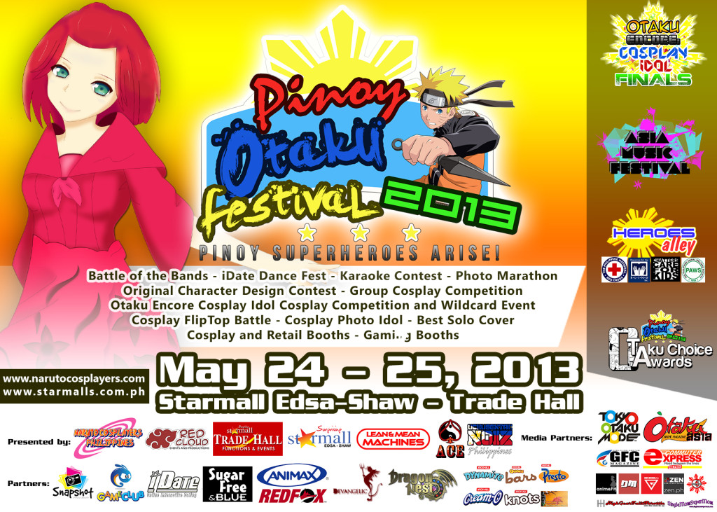 Pinoy Otaku Festival 2013 Poster 2