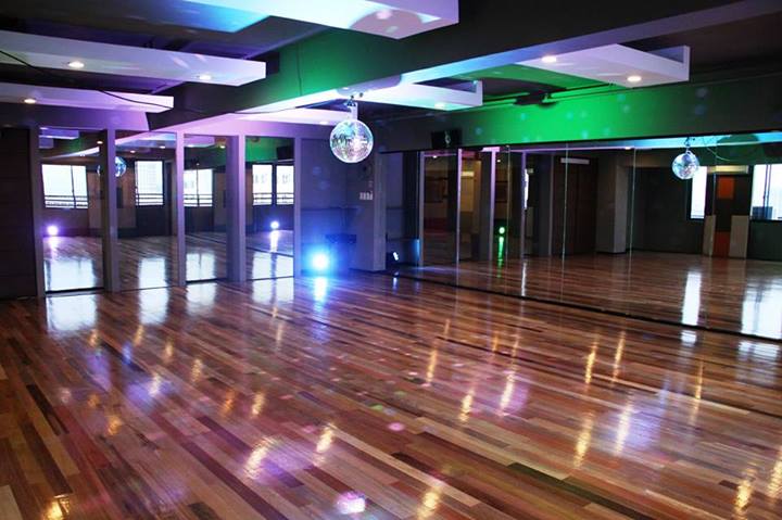 The Studio/Dance Floor when they had the Opening Party.