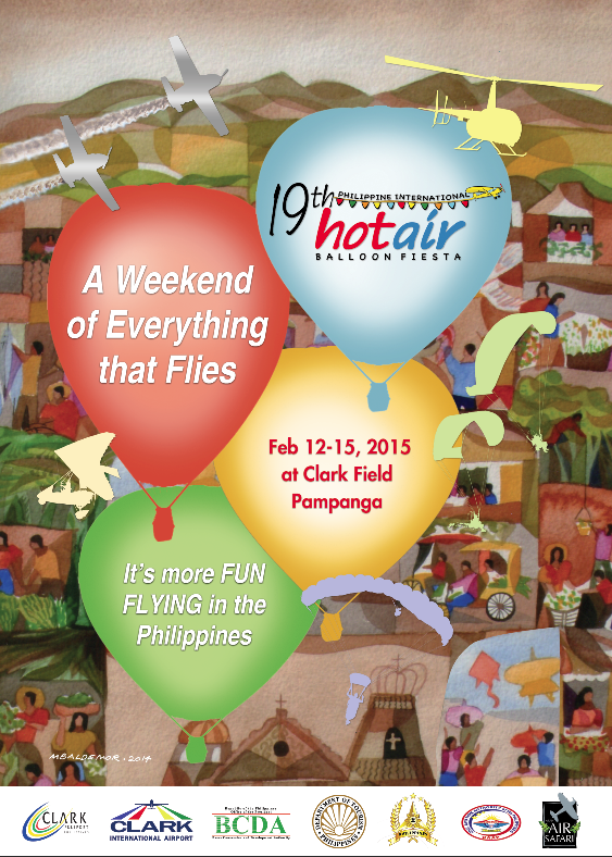 Philippine International Hot Air Balloon Fiesta Poster